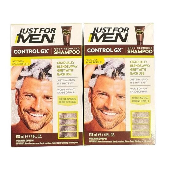 Just for Men Control GX Grey-Reducing Shampoo Gradual Hair Color  118m/4 fl. oz - Picture 1 of 6